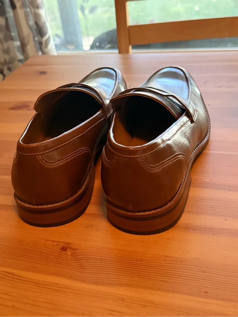 Goodfellow & Co Brown Leather Penny Loafers